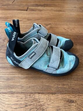Scarpa Origin Rock Climbing Shoes Maldive Black Size 39 US Womens 7.5